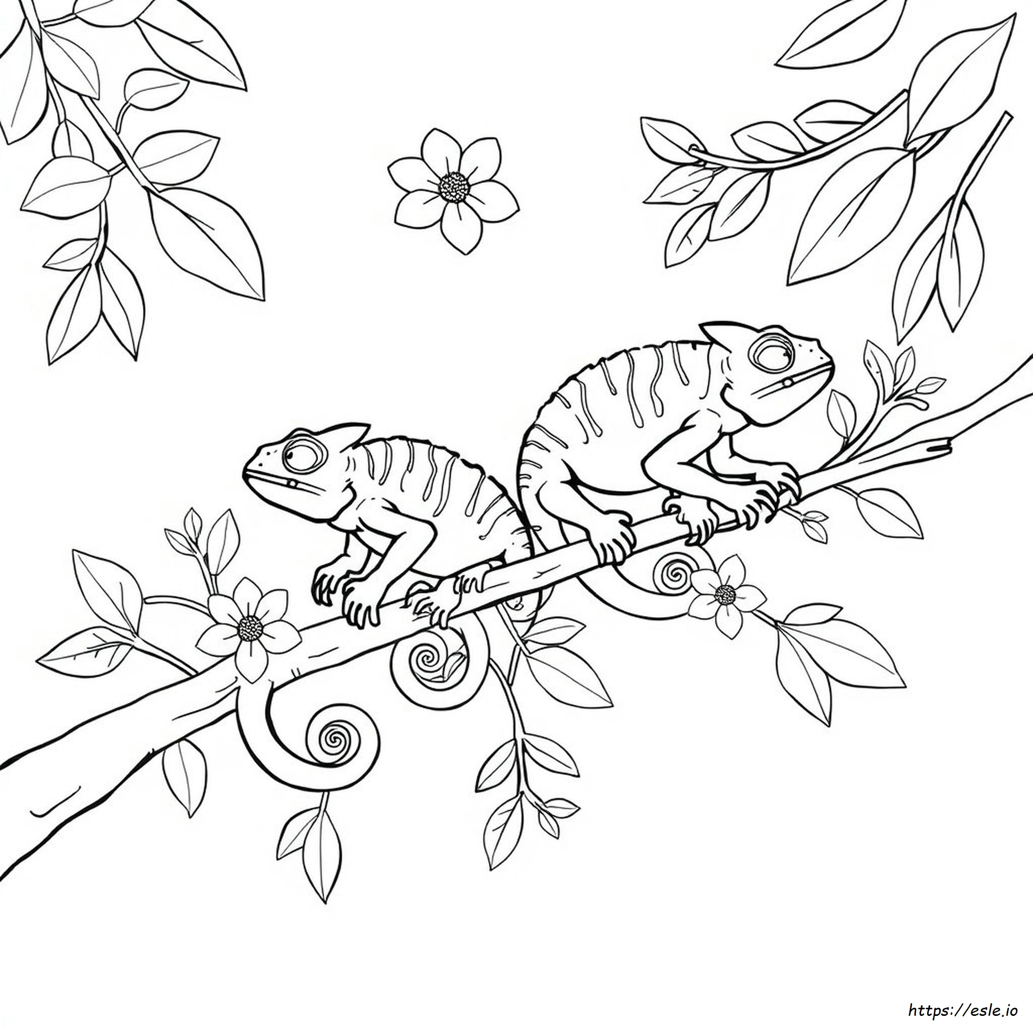Coloring Pages For Chameleon Pens