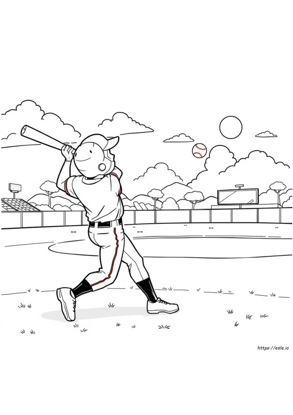 Giants Baseball Coloring Pages