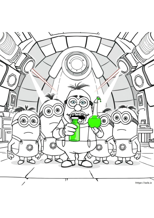 Despicable Me Coloring Pages Printable