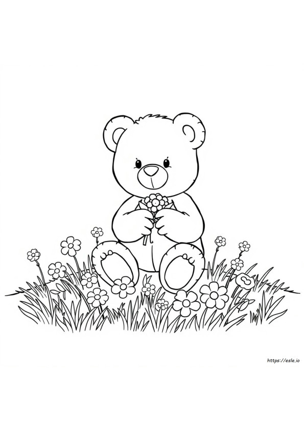 Teddy Bear Colouring Pages