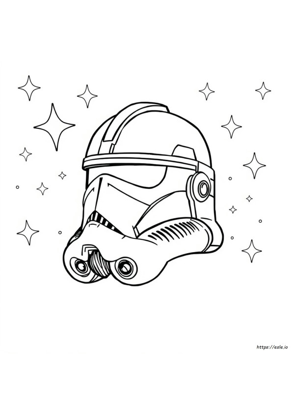 Casca De Clone Trooper De Colorat