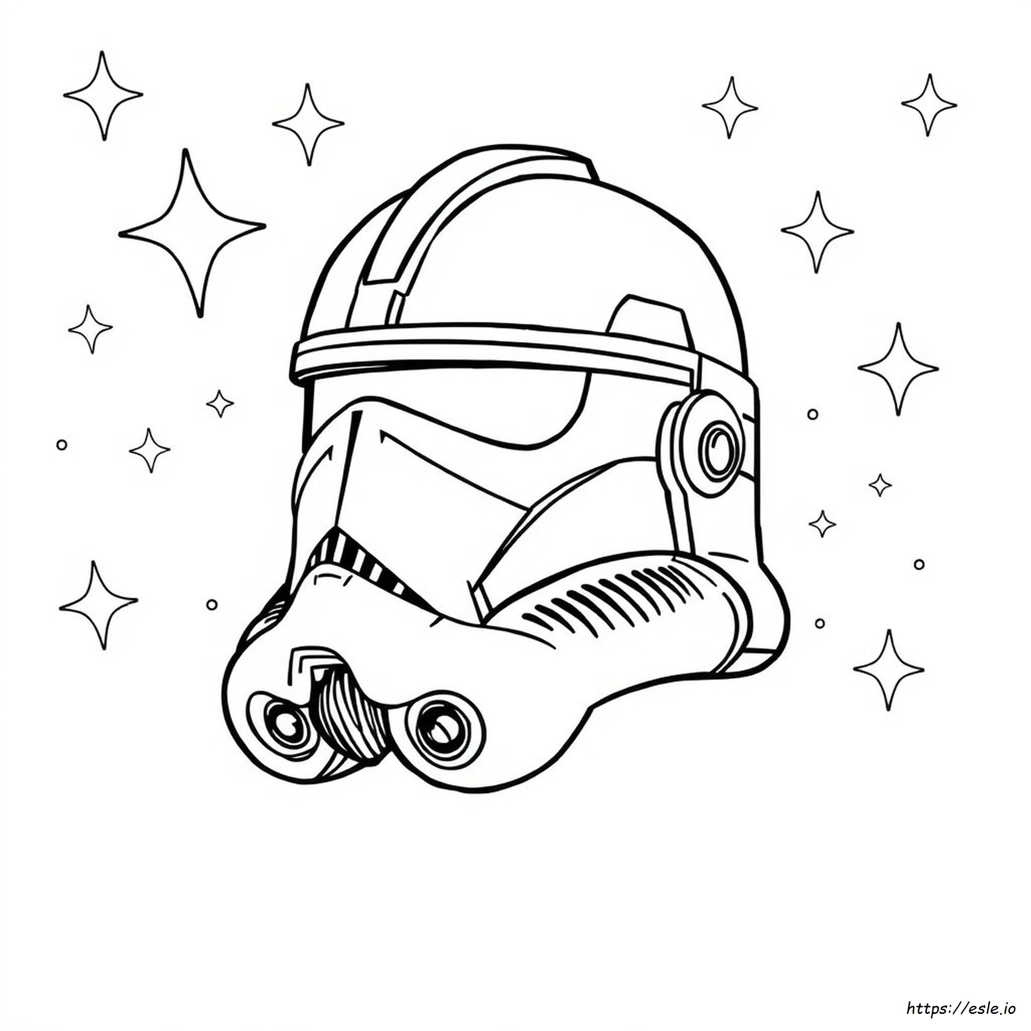 Casca De Clone Trooper De Colorat