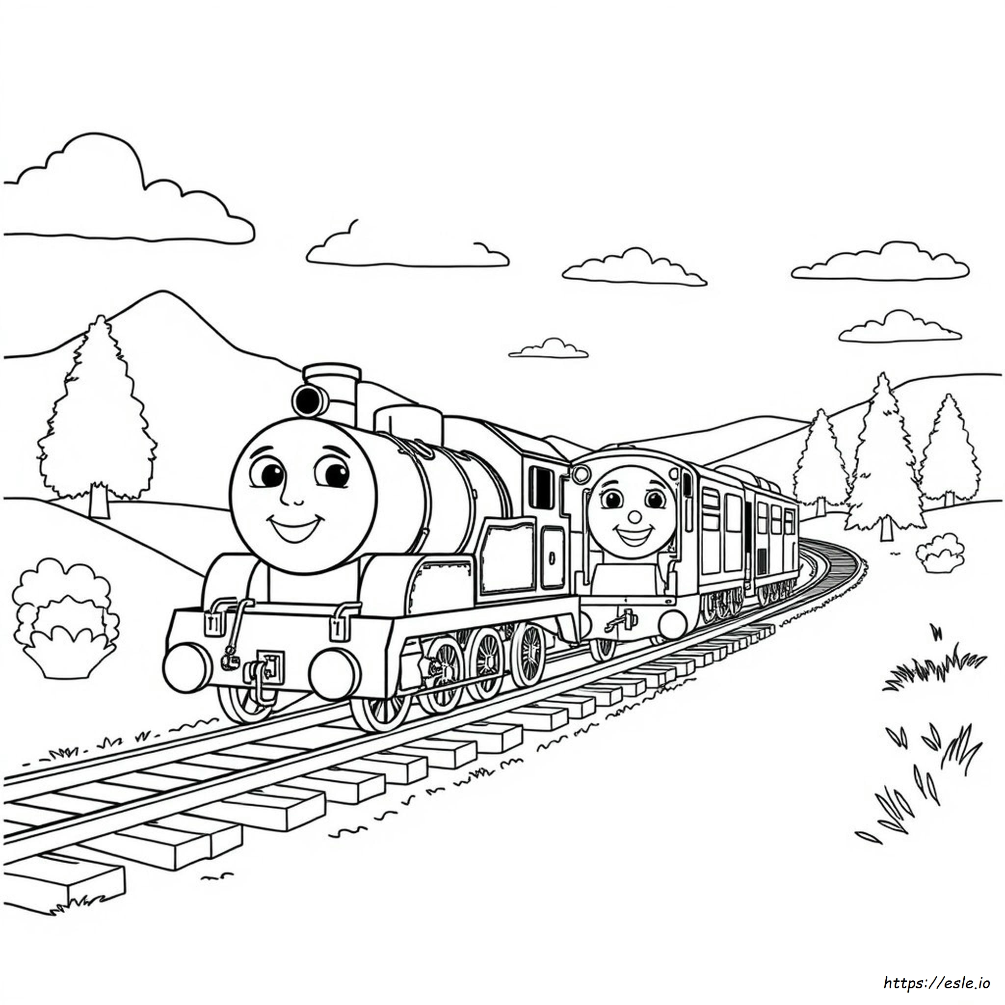 Chuggington Coloring Page - Free Printable PDF
