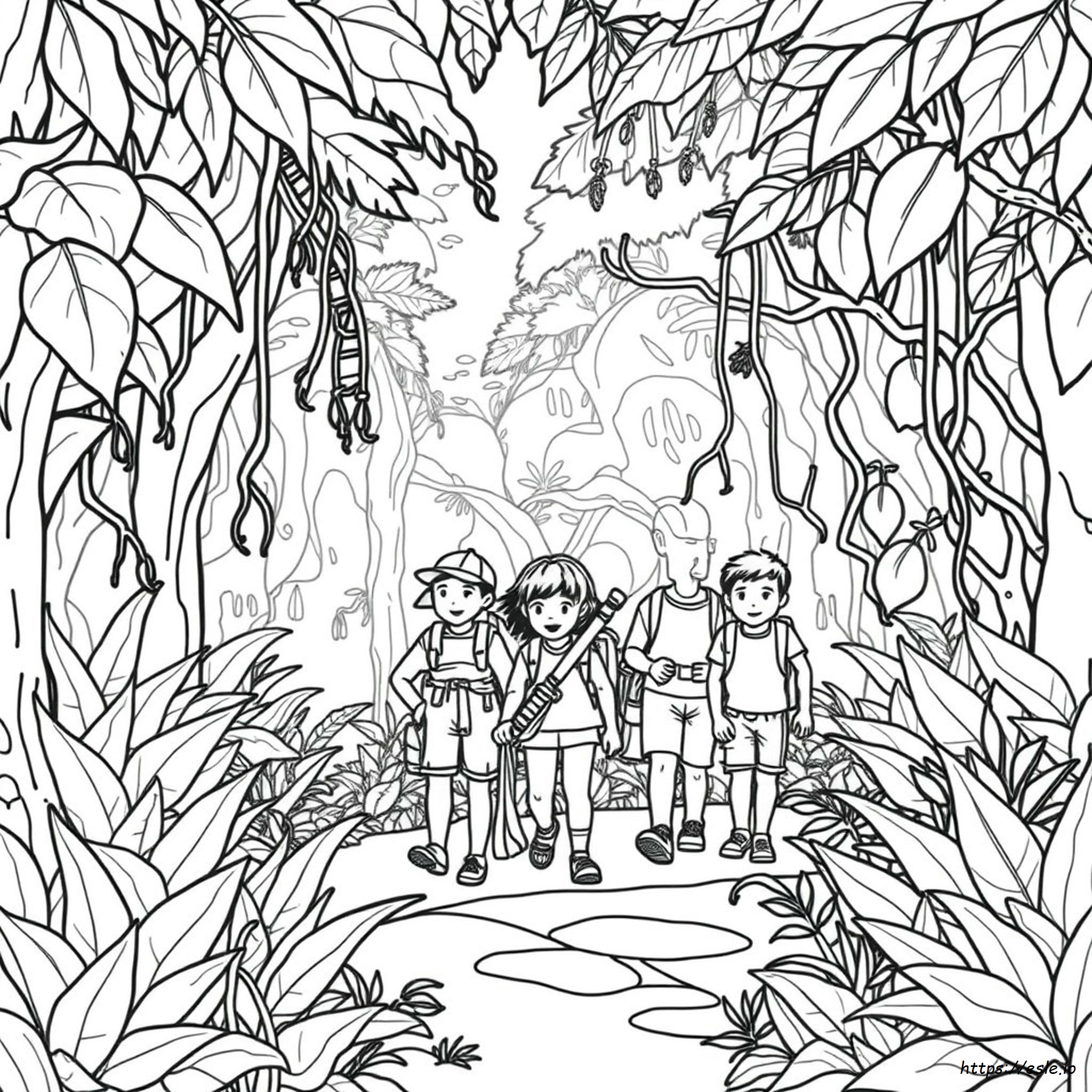 Jungle Journey Vbs Coloring Pages