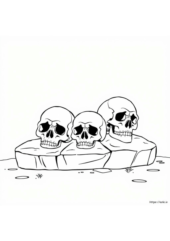 Coloring Pictures Of Skulls