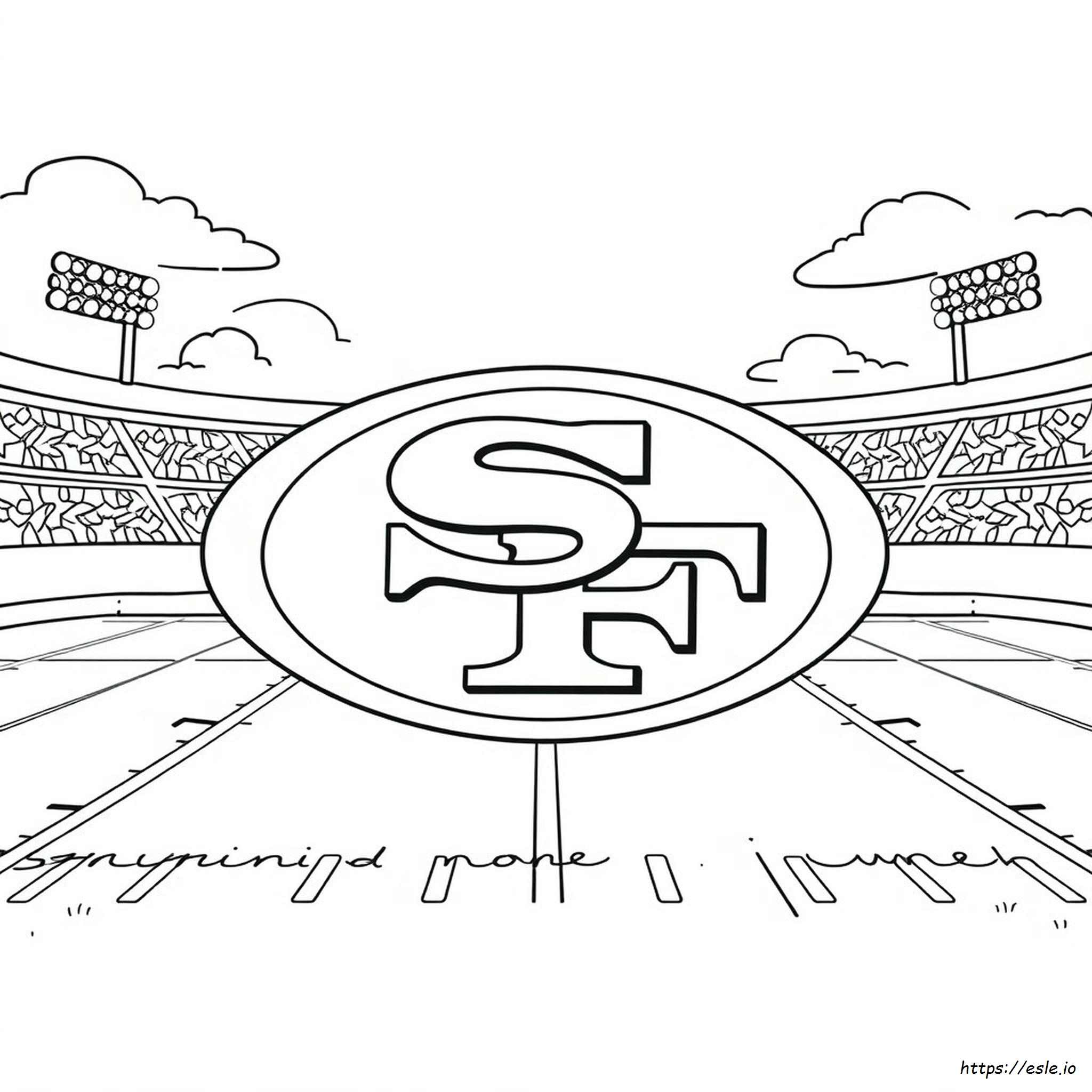 49Ers Logo Coloring Page
