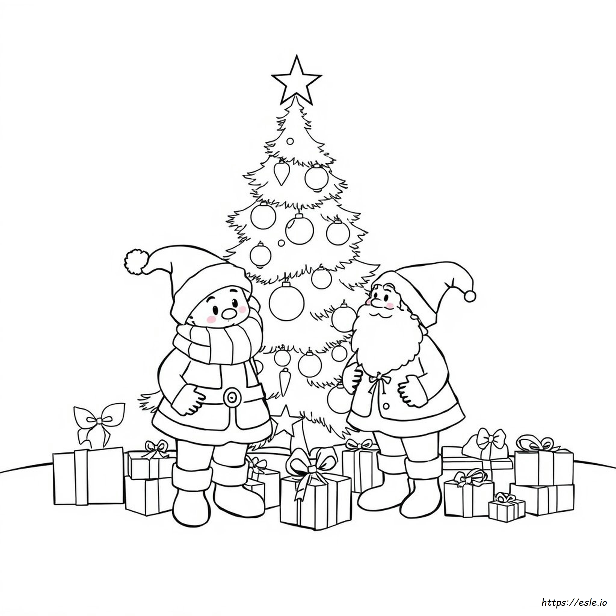 Personaggi Di Natale Da Colorare - Gratis