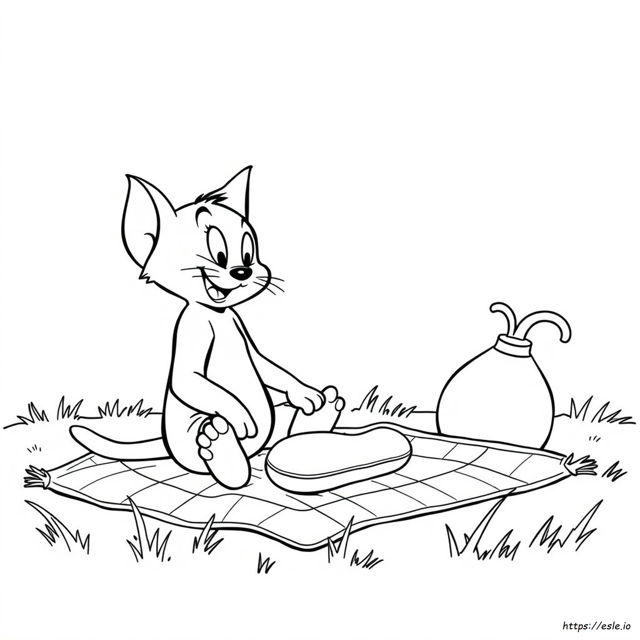 Jerry Halaman Mewarnai - Gambar Gratis