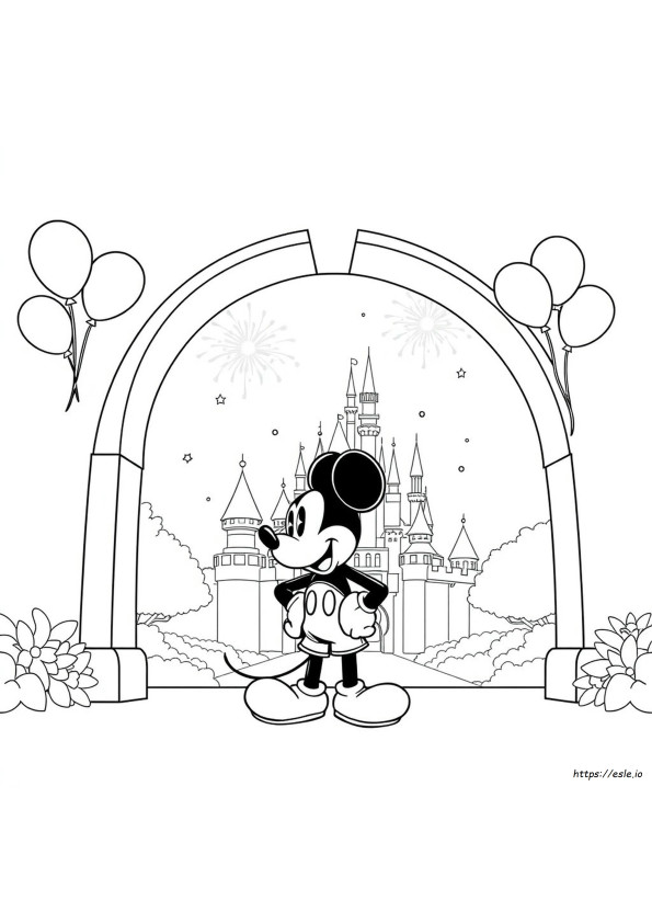 Mickey Mouse Colouring Pages