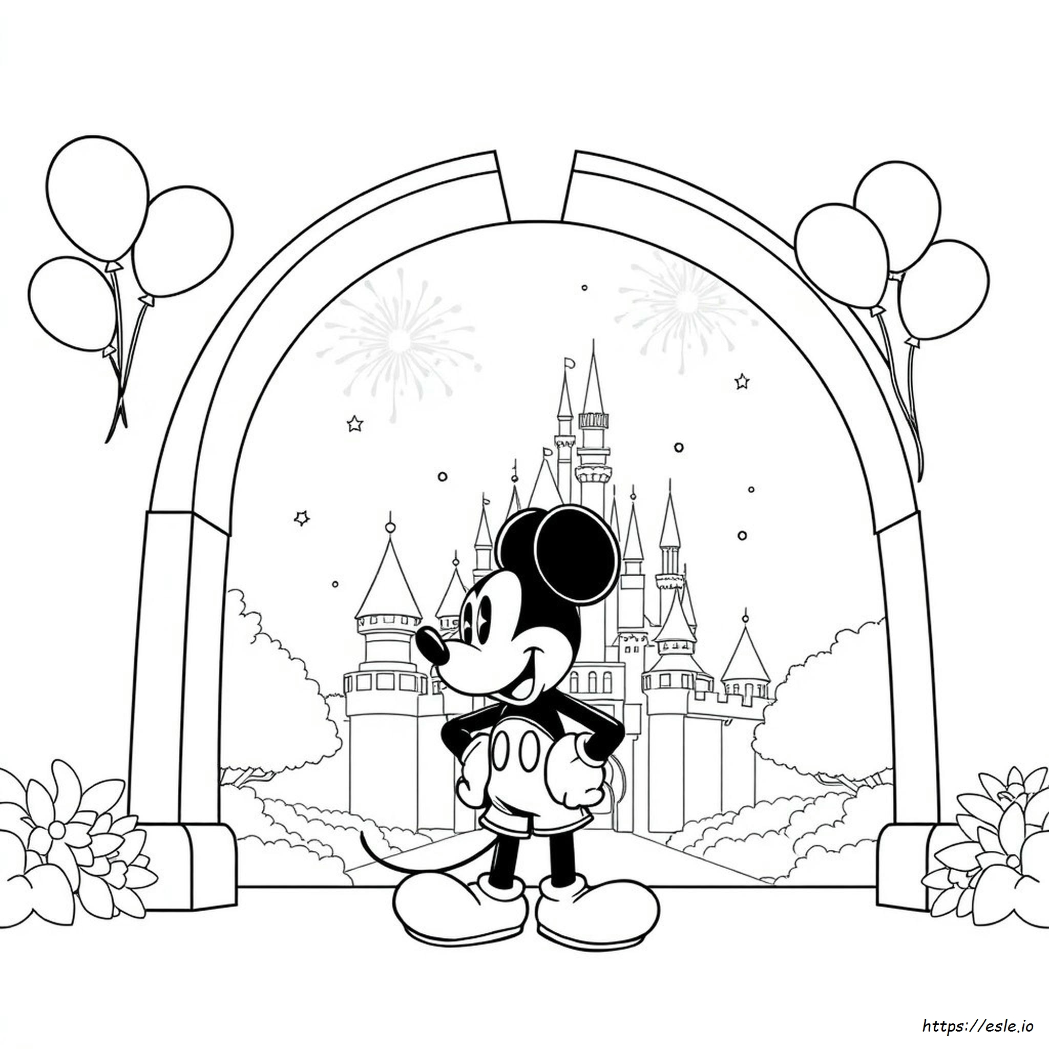 Mickey Mouse Boyama Sayfası - Ücretsiz Yazdır