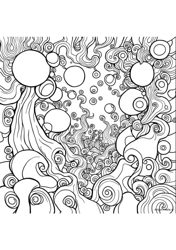 Coloriages Trippy À Imprimer Gratuits