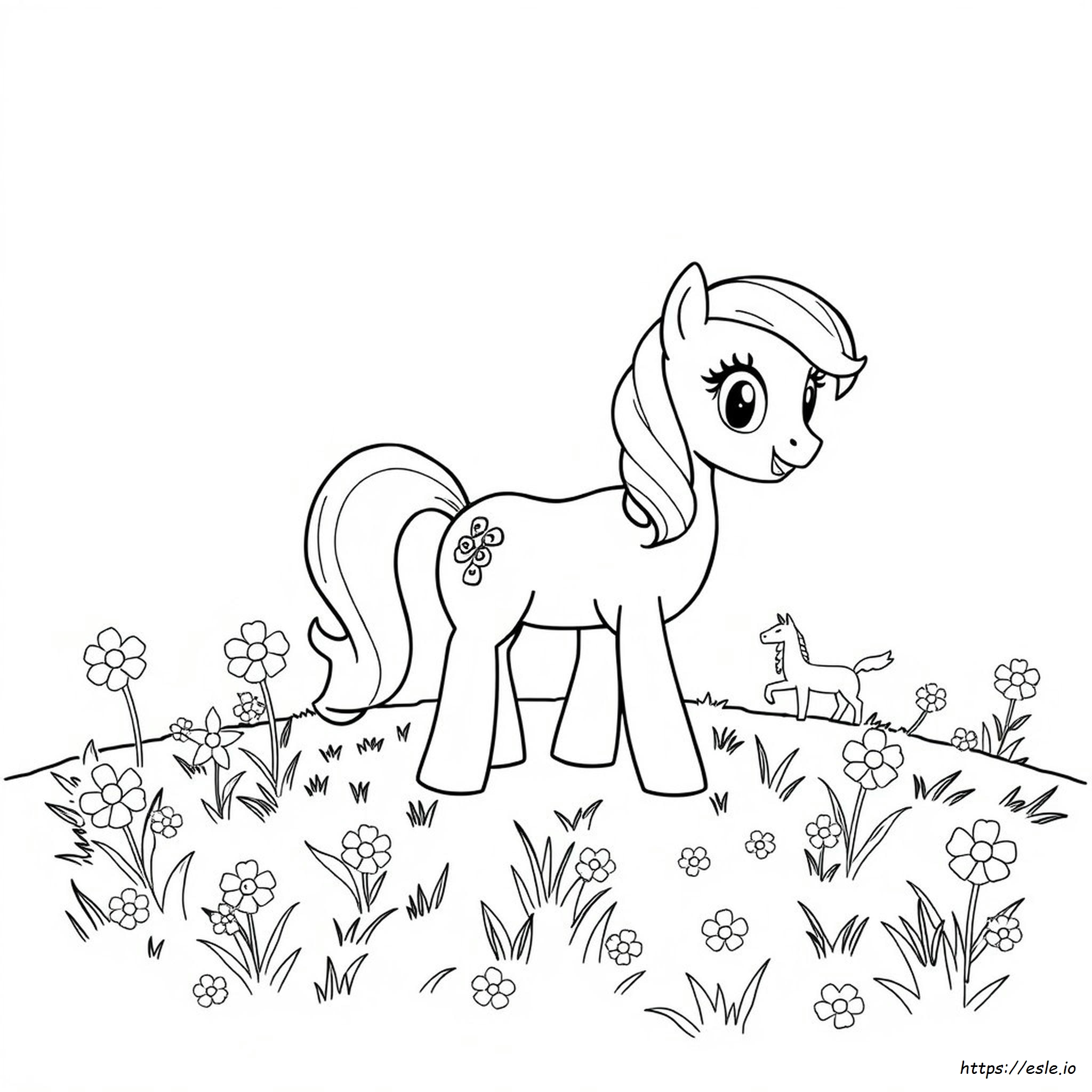 My Little Pony Generasi Baru Gambar Mewarnai