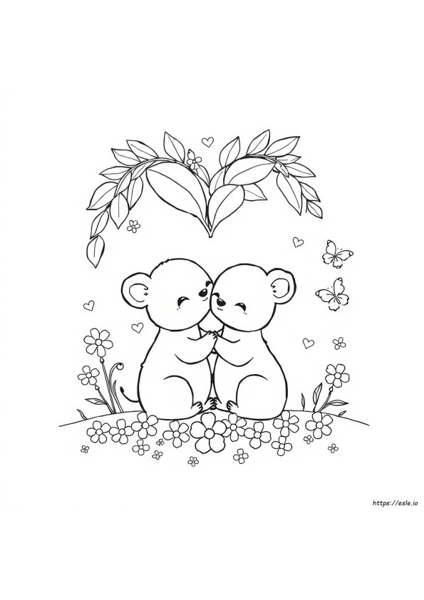Cute Love Pictures To Color