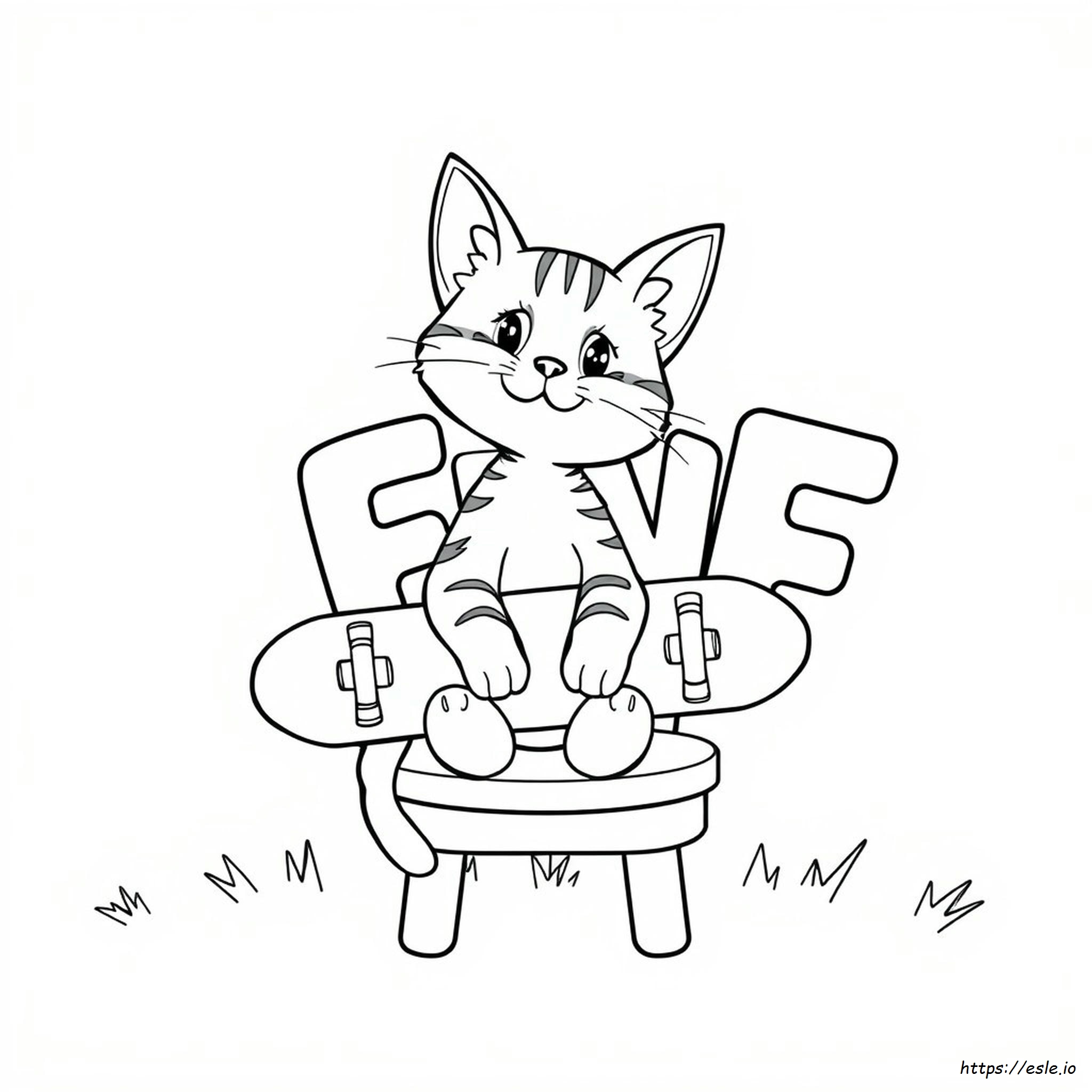 Tabi FNF Coloring Page - Free Printable