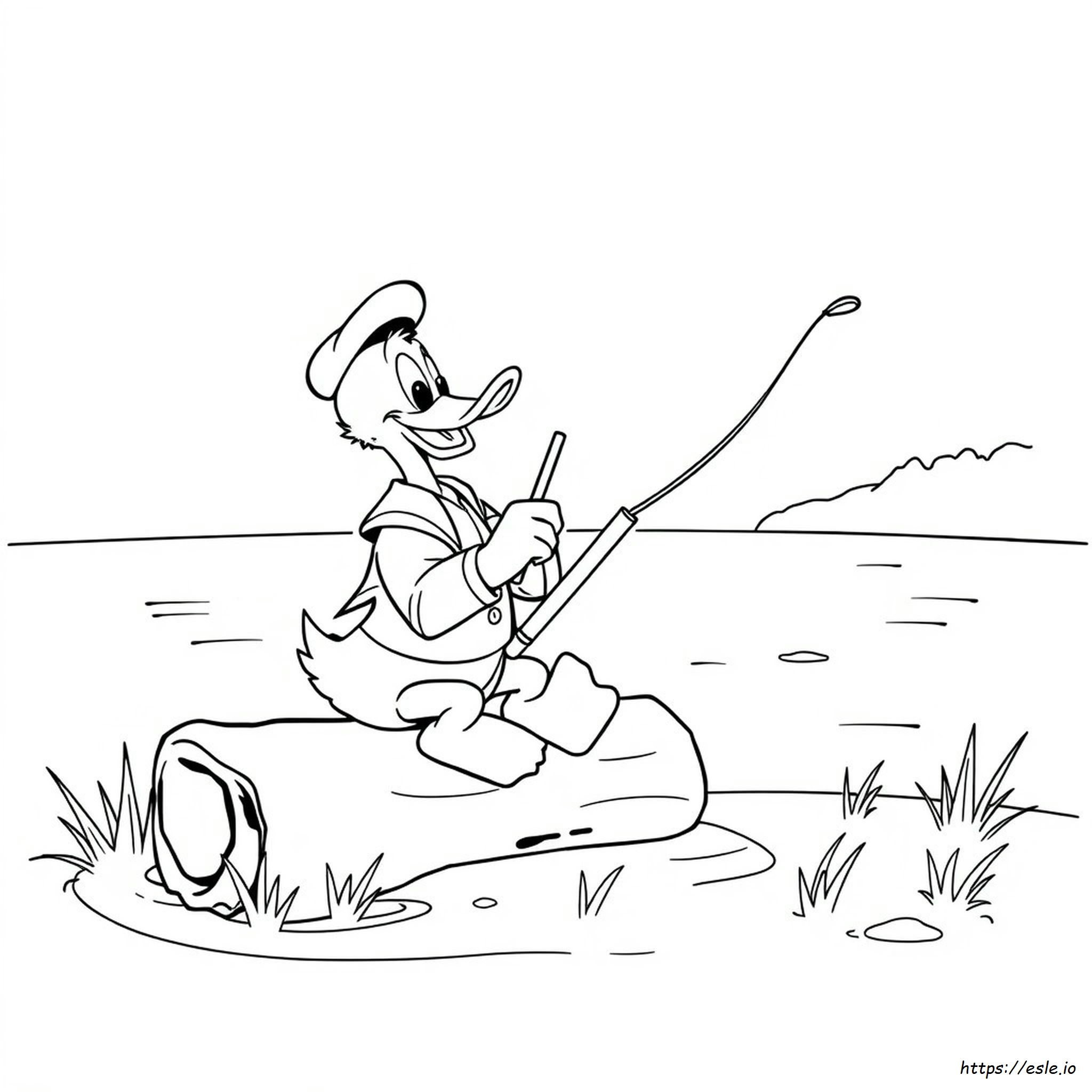 Donald Duck Coloring Pages To Print - Free Printable PDF