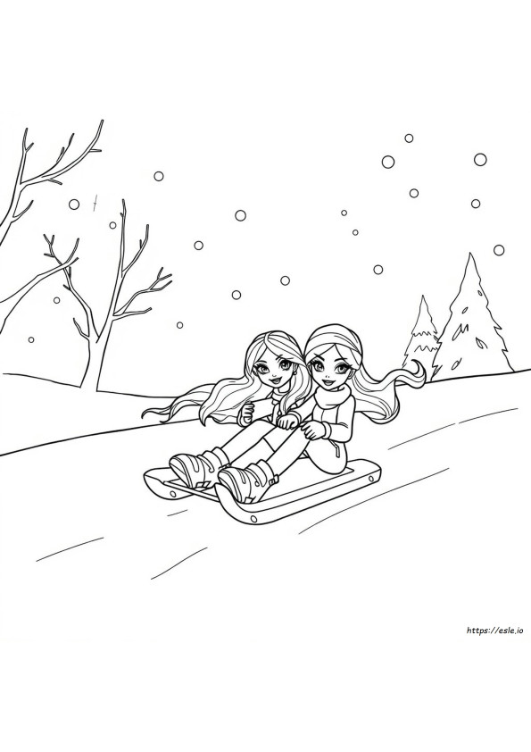 Bratz Téli Kifestő