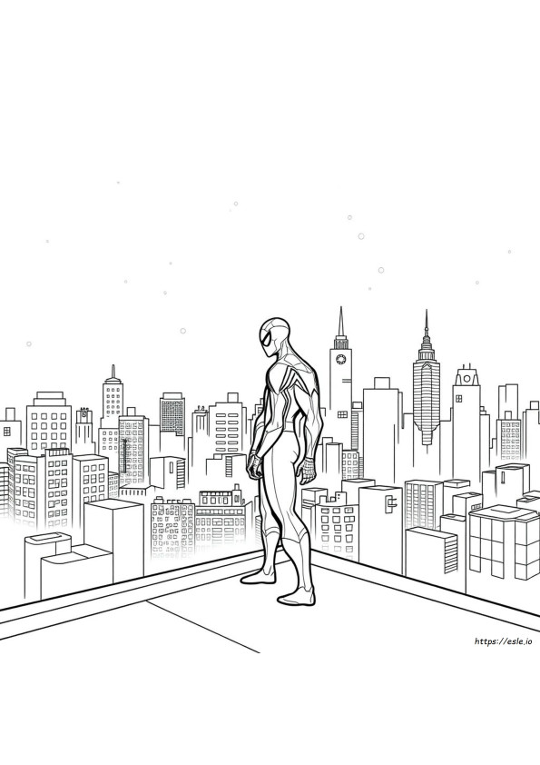 Spiderman And Venom Printable Coloring Pages