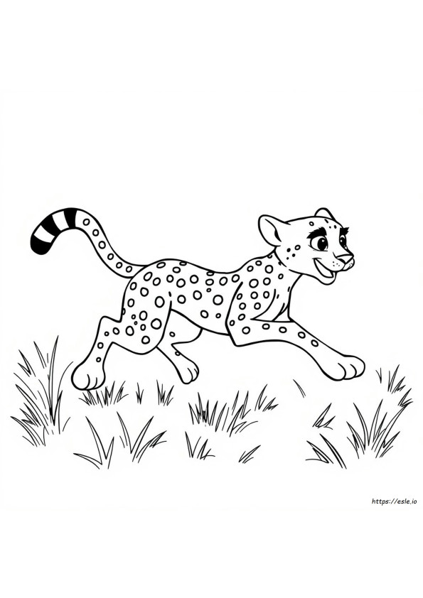 Çita Vahşi Kratts Boyama Sayfaları