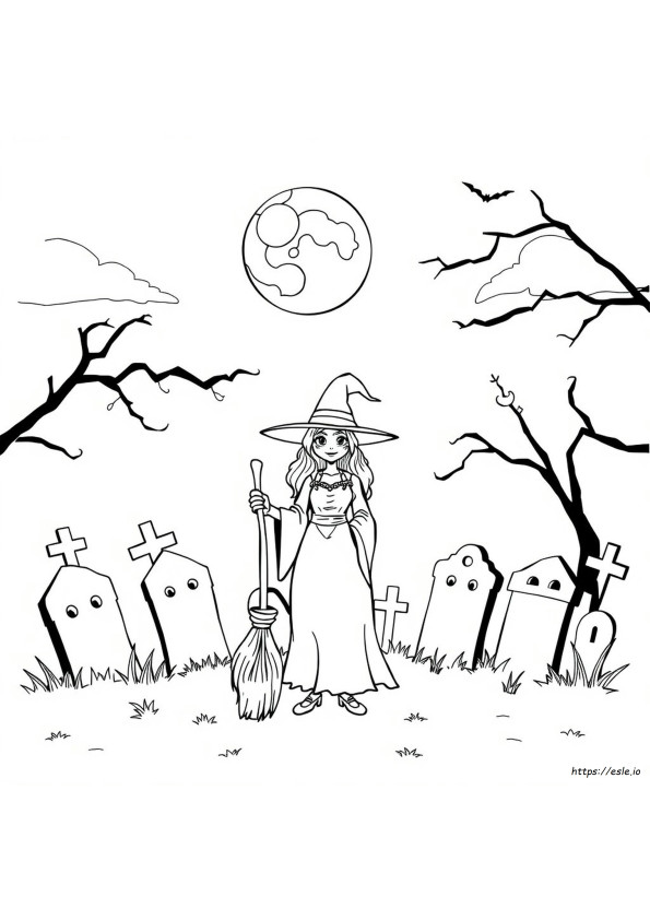Mary Sanderson Coloring Page