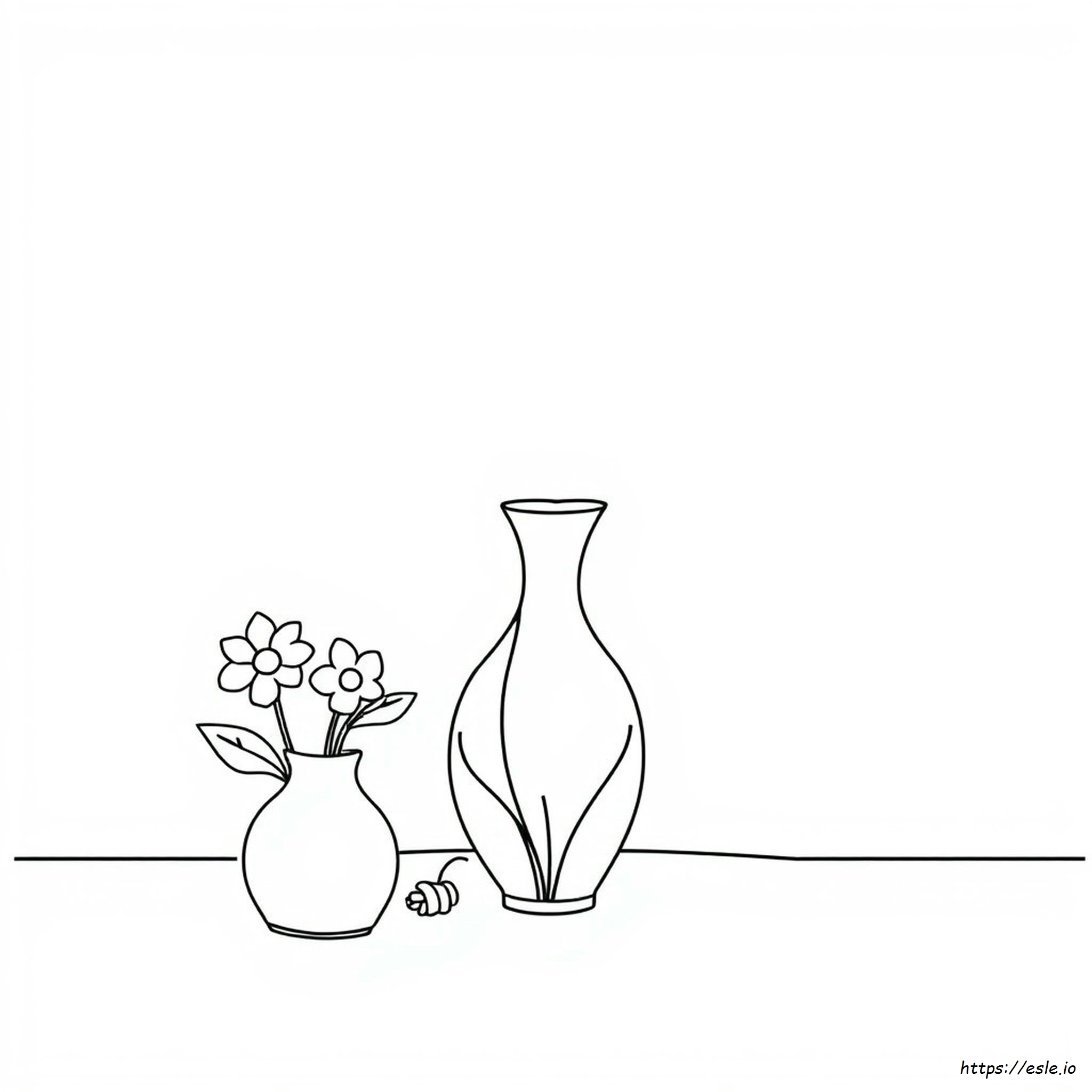 Vase Coloring Pictures