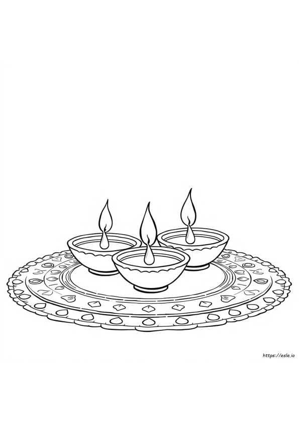 Páginas Para Colorear De Diwali Gratis Para Imprimir Para Niños