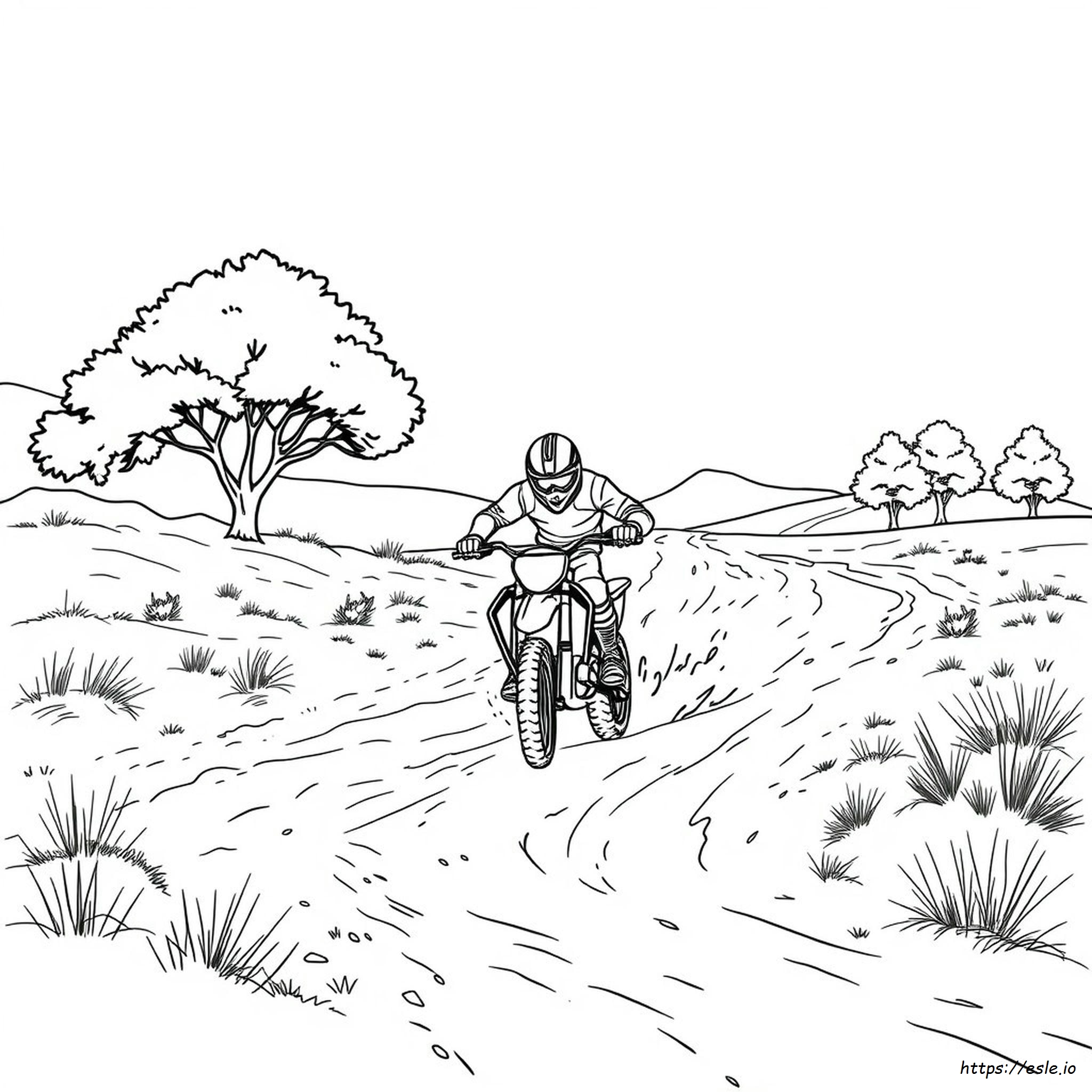 Coloring Pictures Of Dirt Bikes