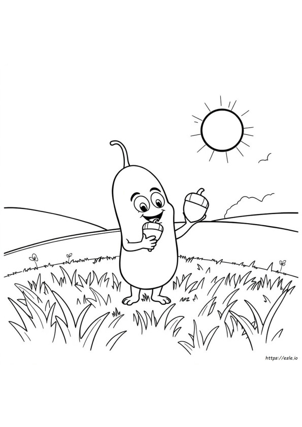 Veggietales Pistachio Coloring Pages