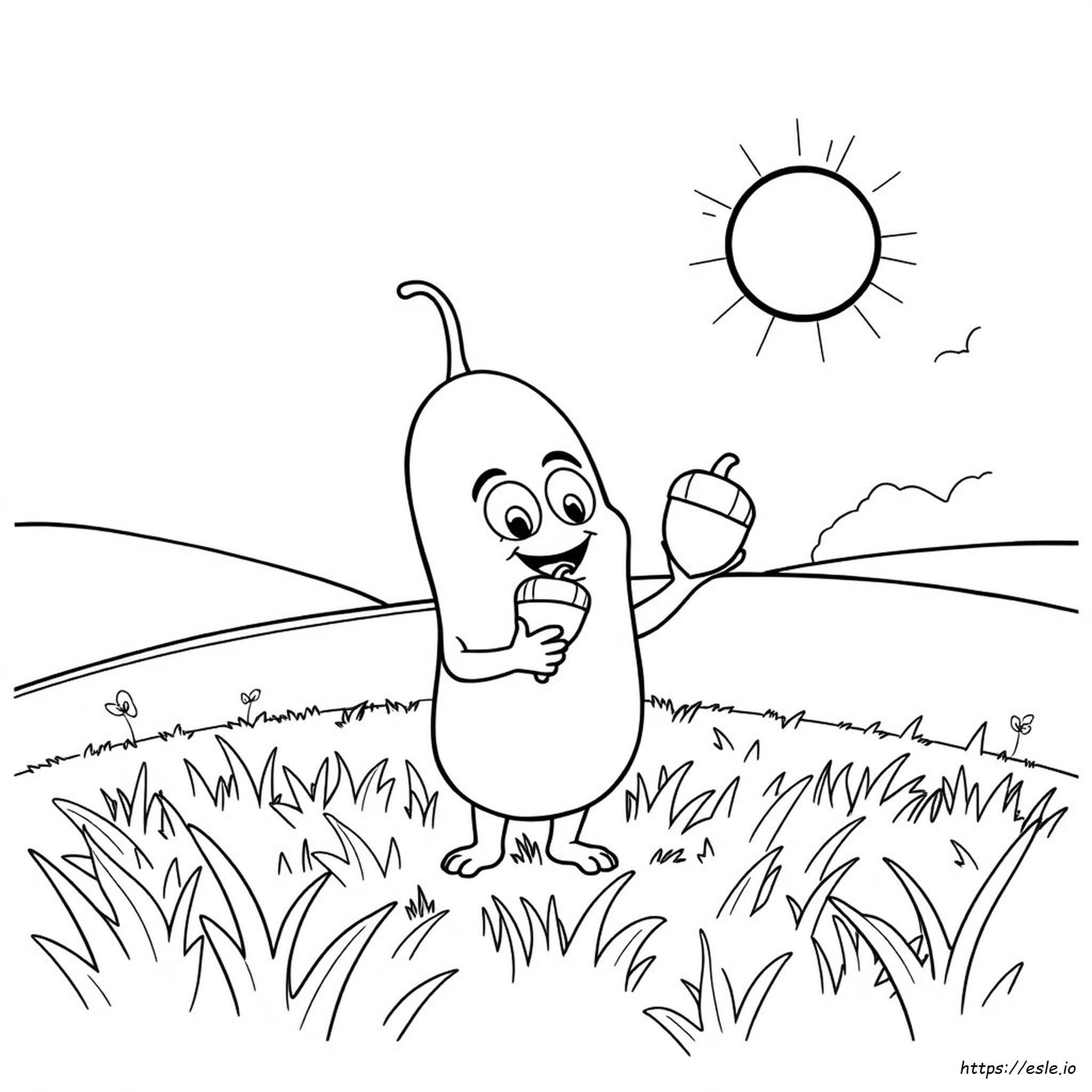 Veggietales Pistachio Coloring Pages