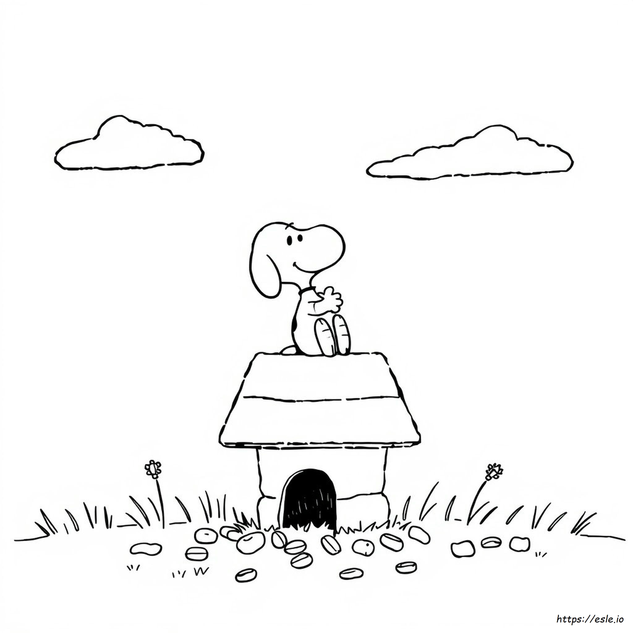 Peanuts Coloring Book Pages
