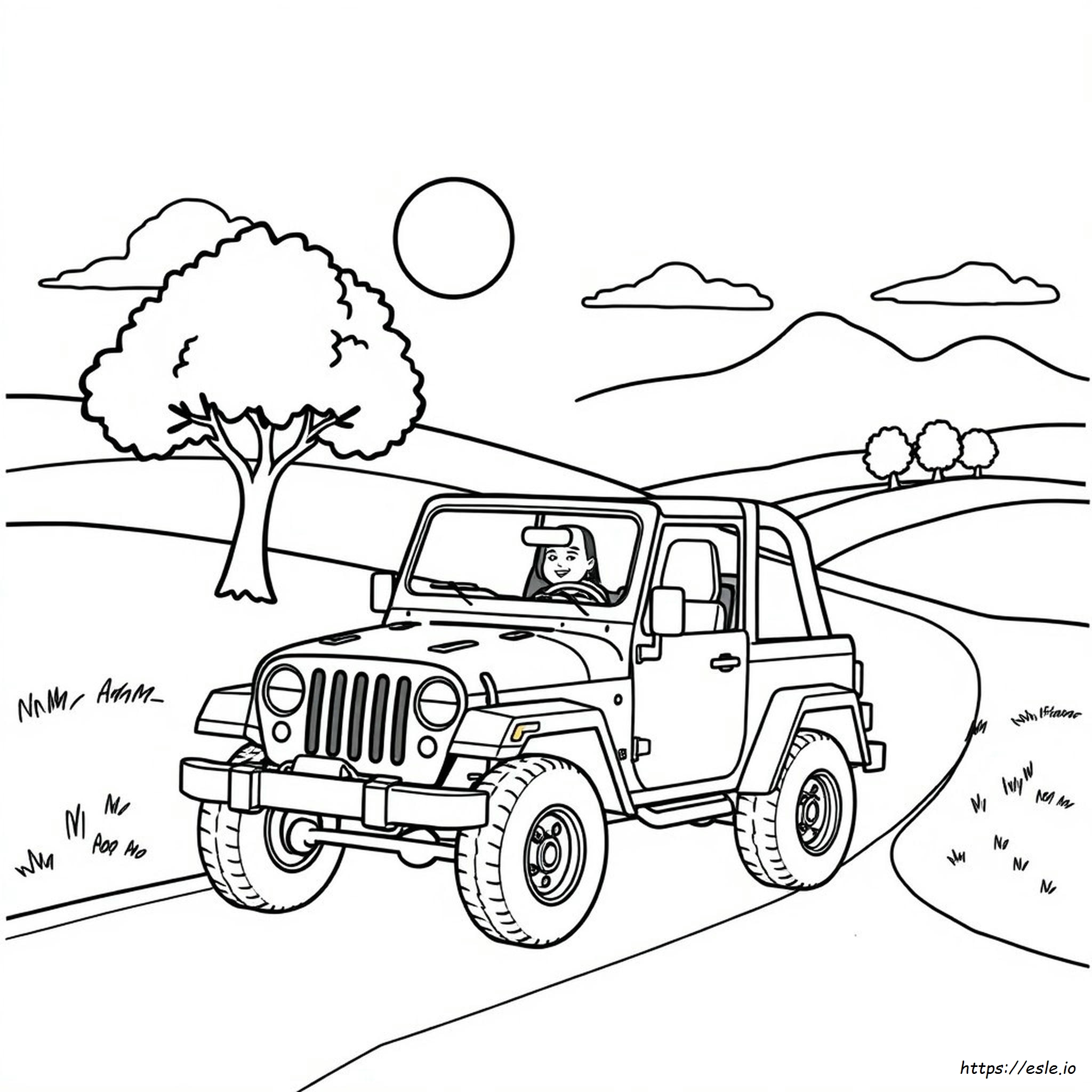 Jeep Coloring Pages To Print