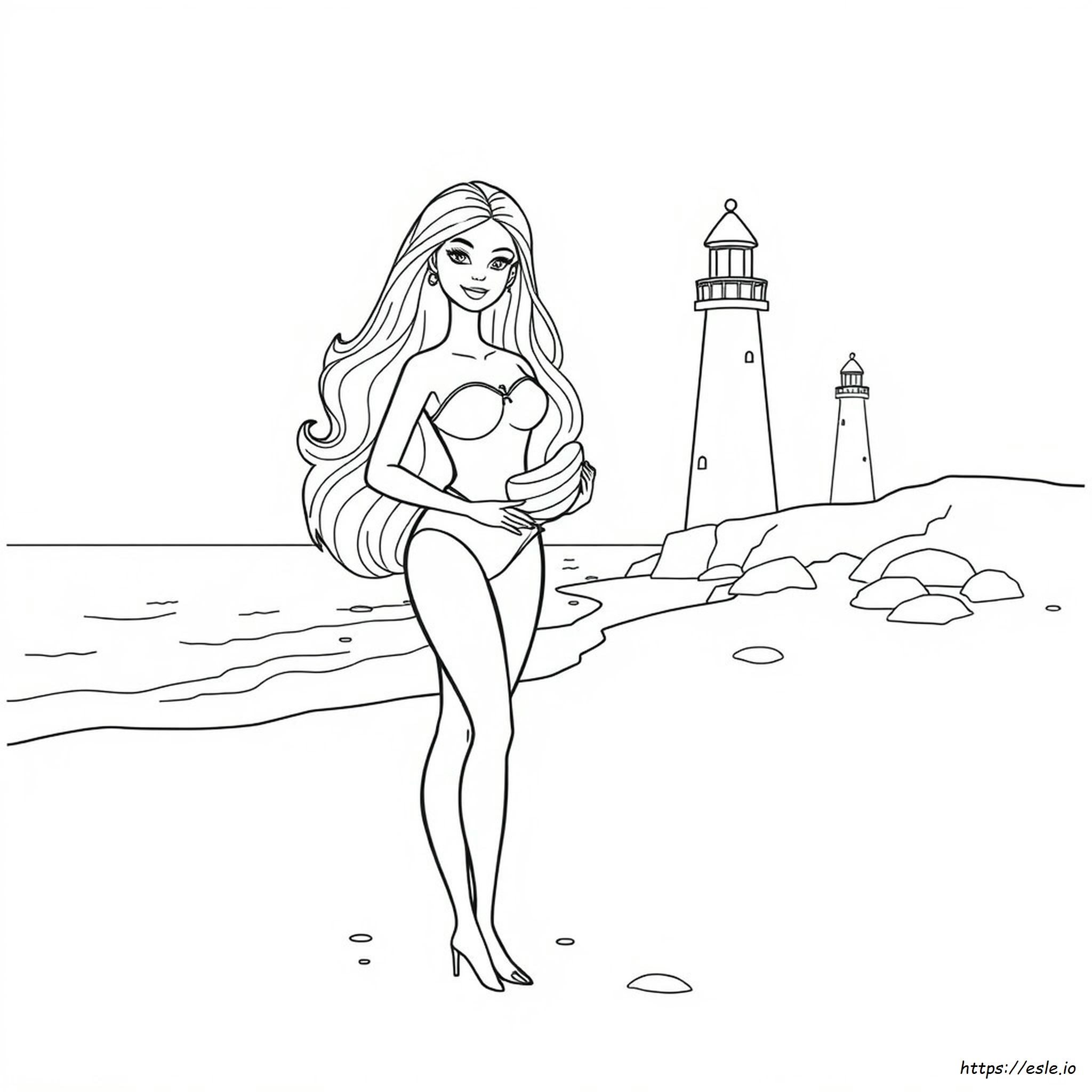 Barbie To Colour And Print