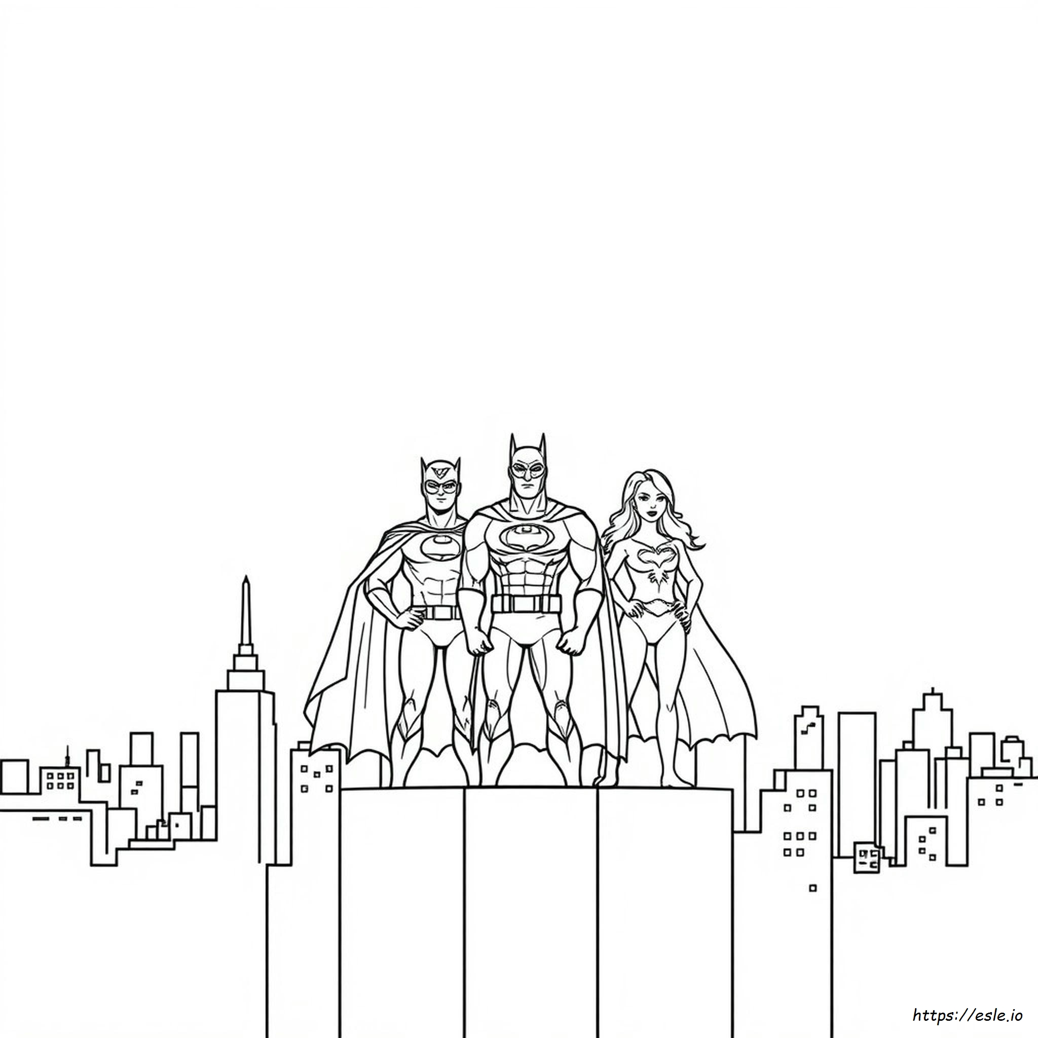 Superman Coloring Page - Free Printable