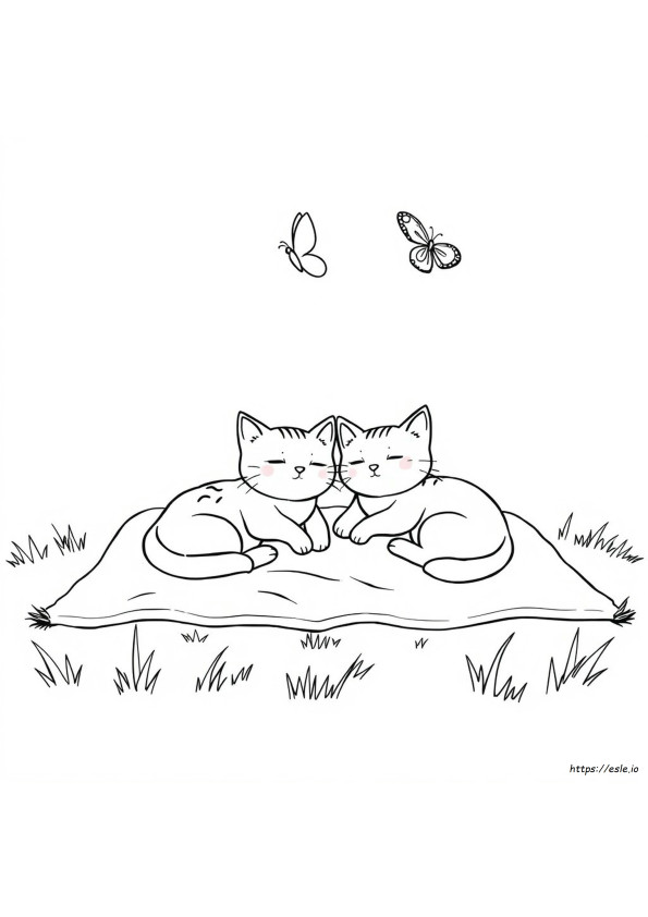 Catnap And Friends Coloring