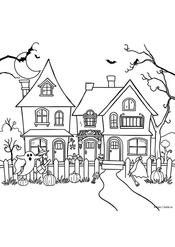 Pagini De Colorat De Halloween De Colorat Online
