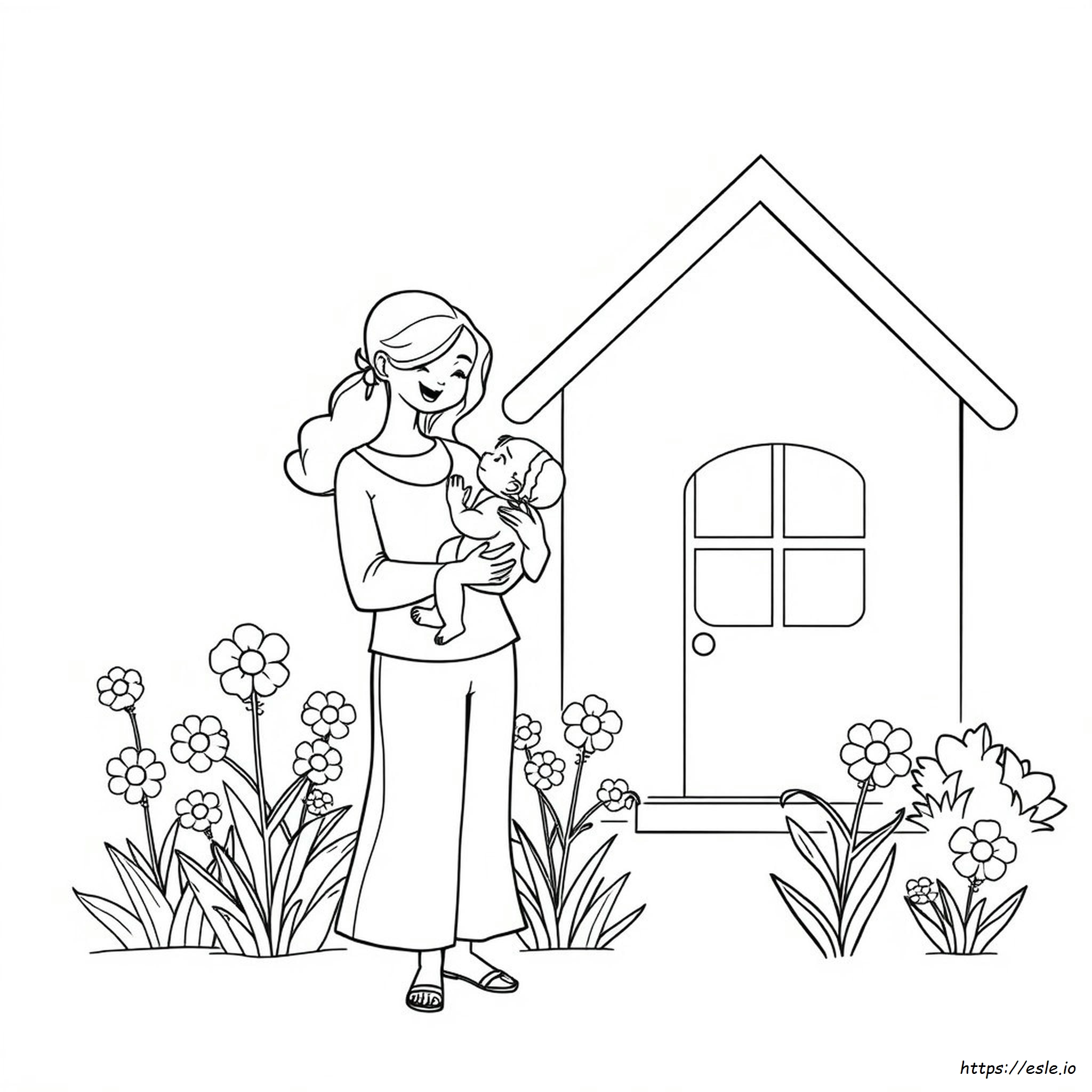 Mom Life Coloring Pages - Free Printable