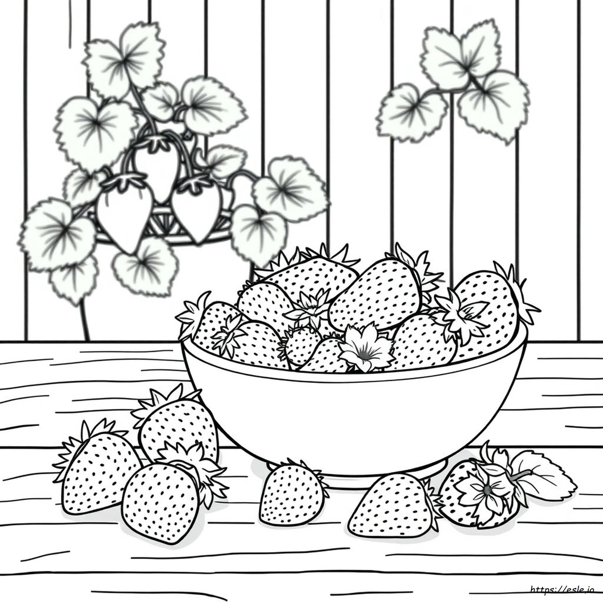 食べ物 塗り絵 無料プリント