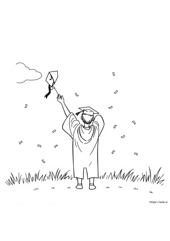 Free Graduation Coloring Pages