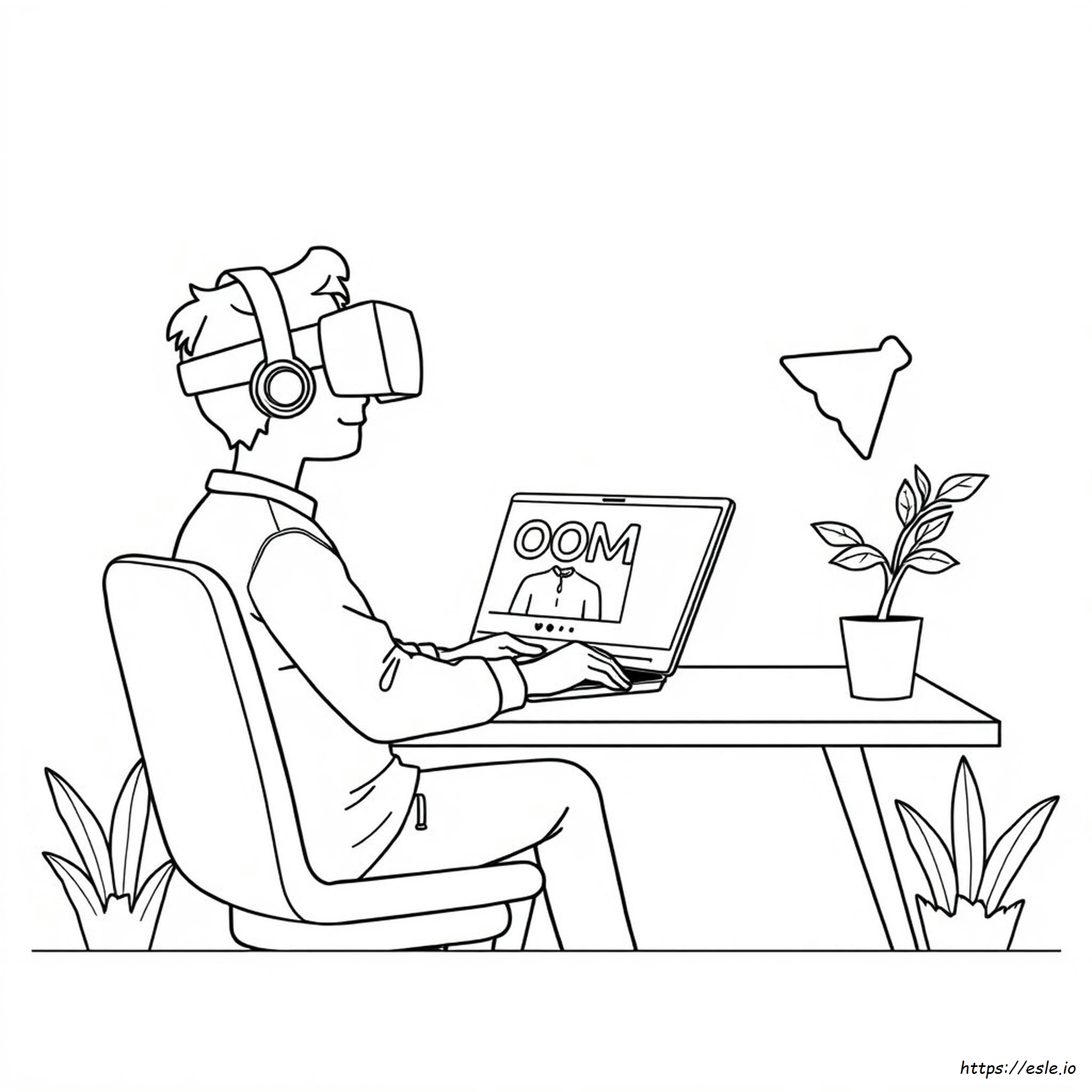 Zoom Meeting Coloring Pages