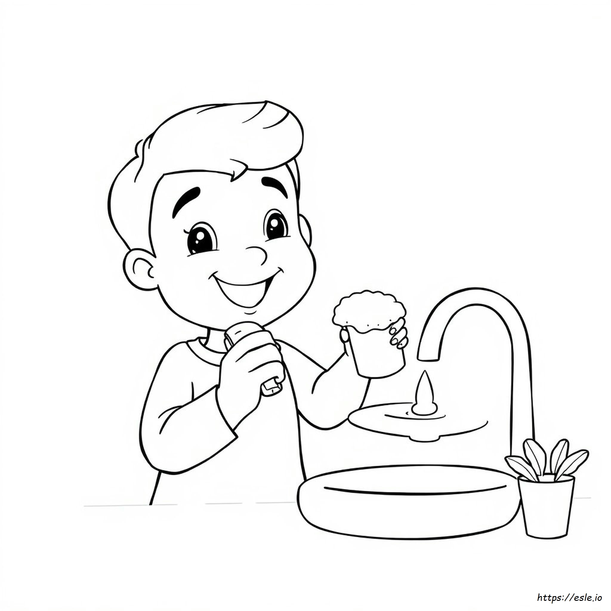 Wash My Face Coloring
