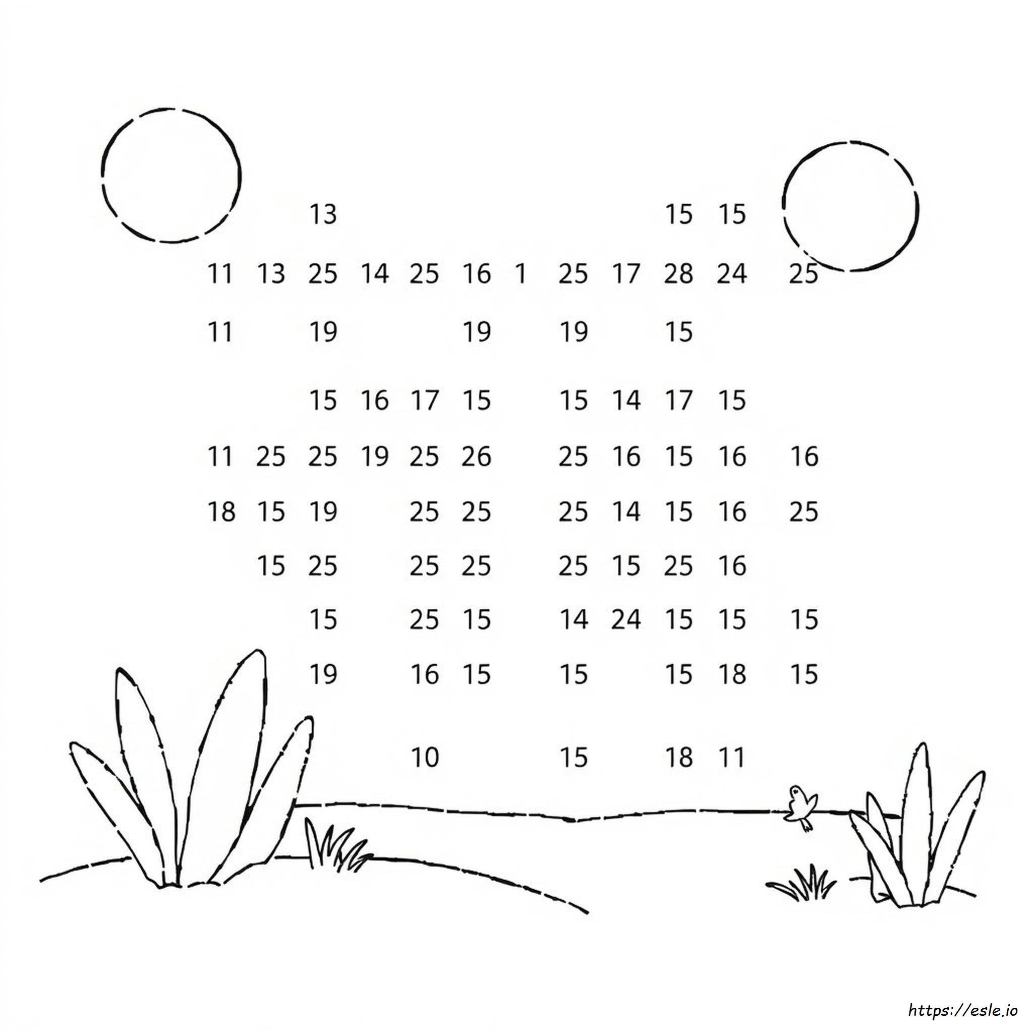 Desene De Colorat Punct Cu Punct Gratuit