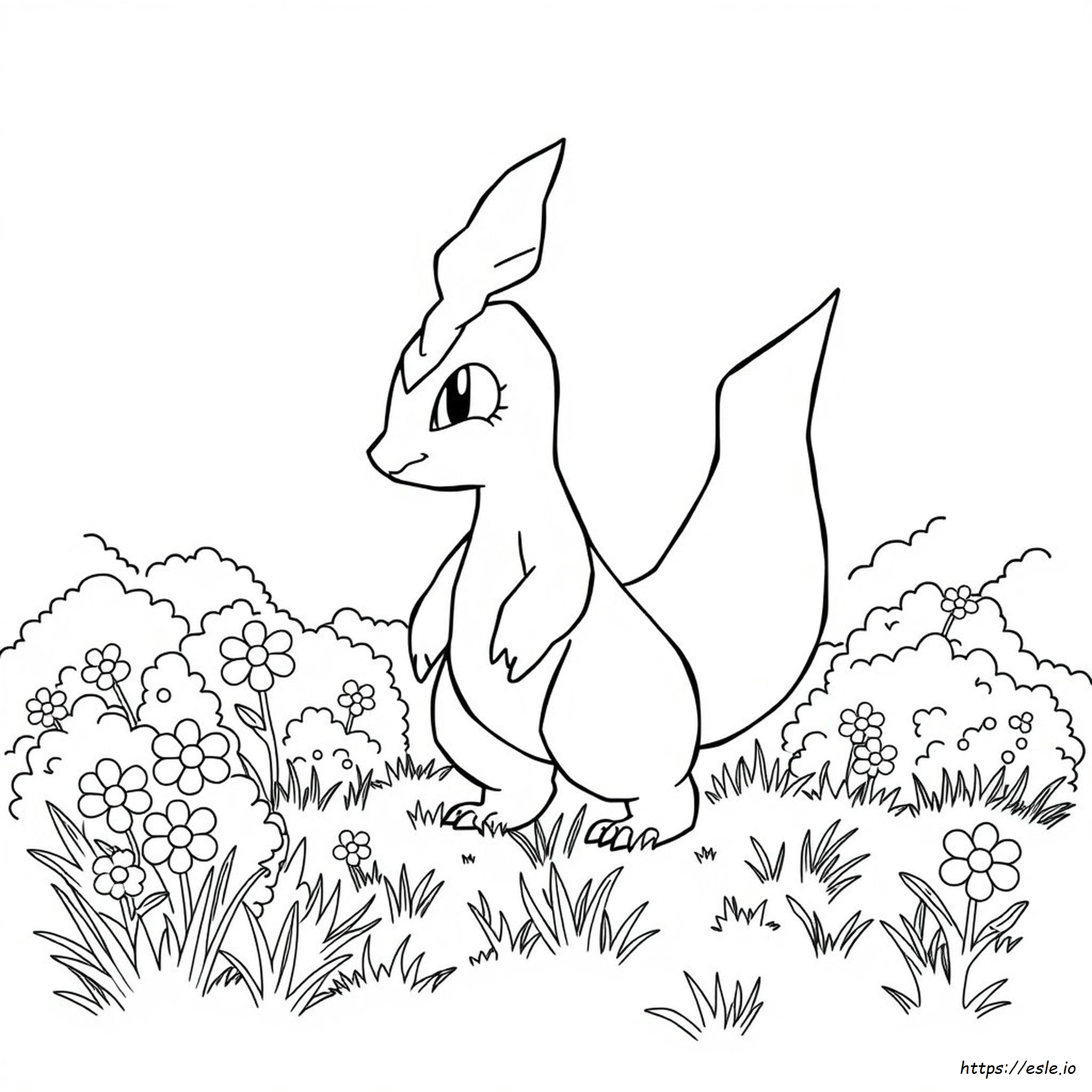 Gambar Mewarnai Pokemon Nidoran