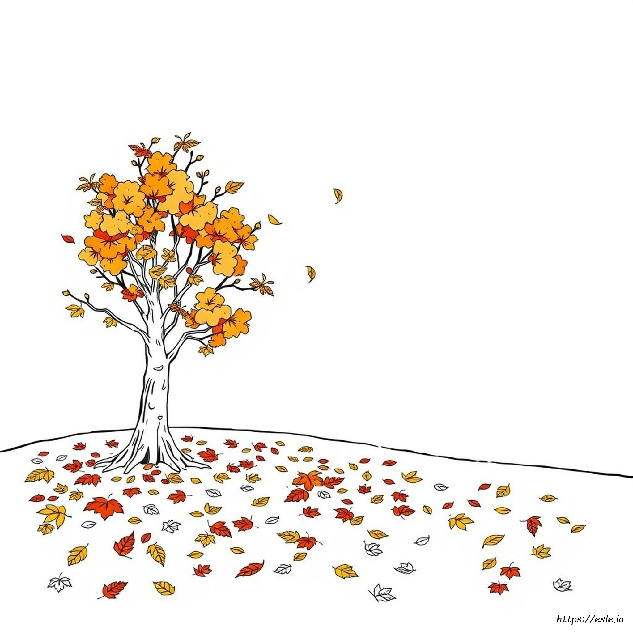 Fall Season Coloring Pages