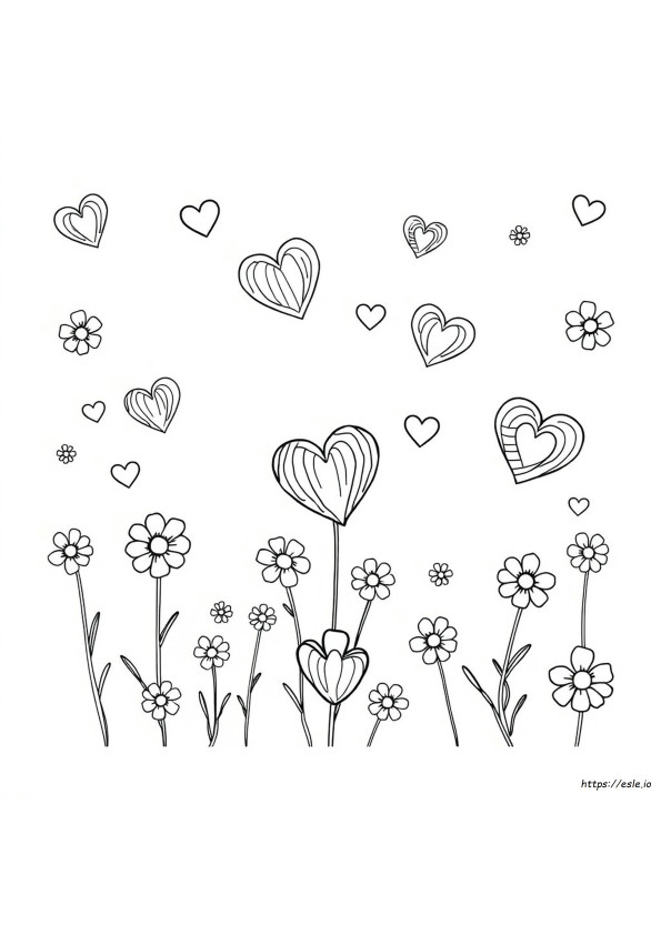 Planșe De Colorat Ușoare De Valentine's Day