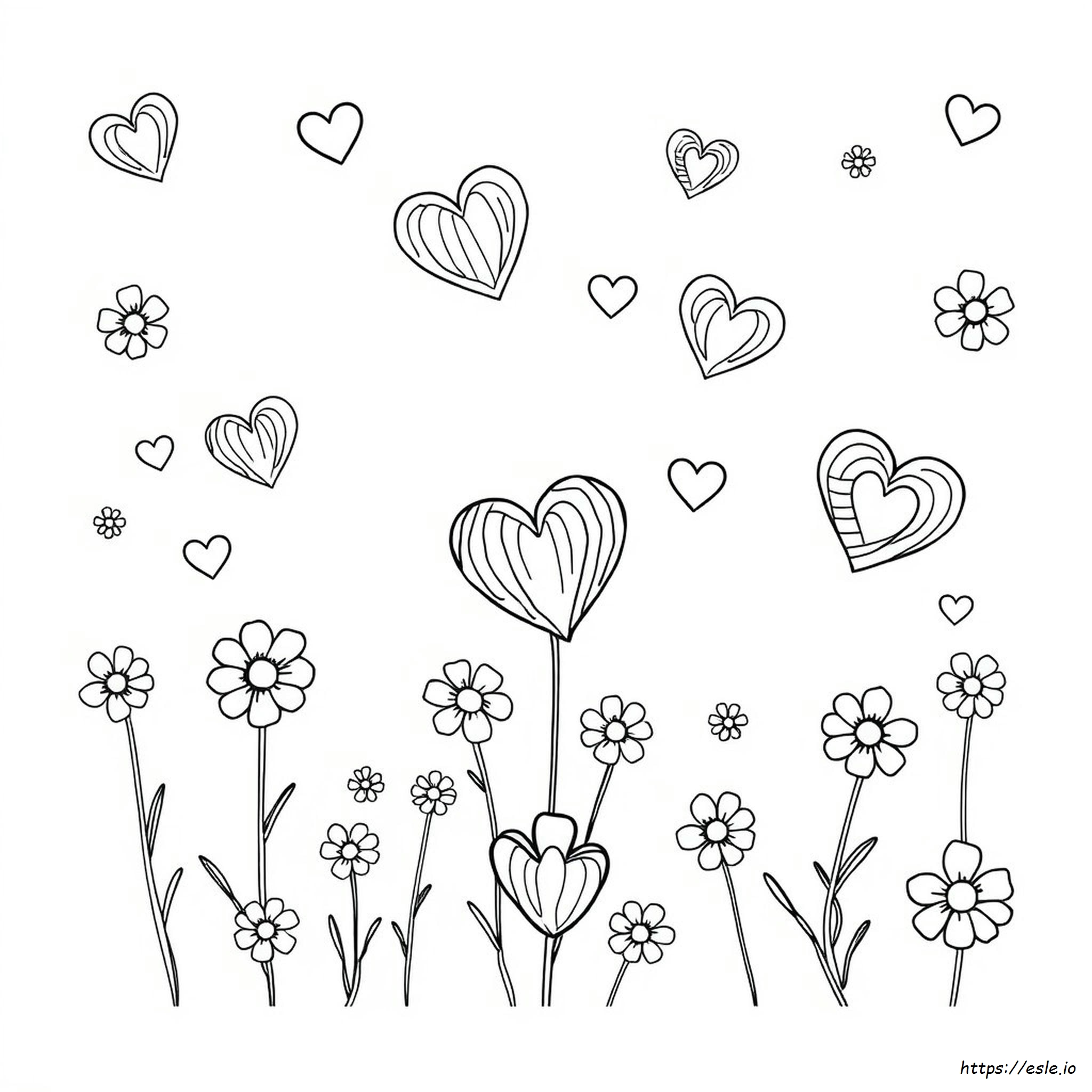 Gambar Mewarnai Hari Valentine Untuk Dicetak