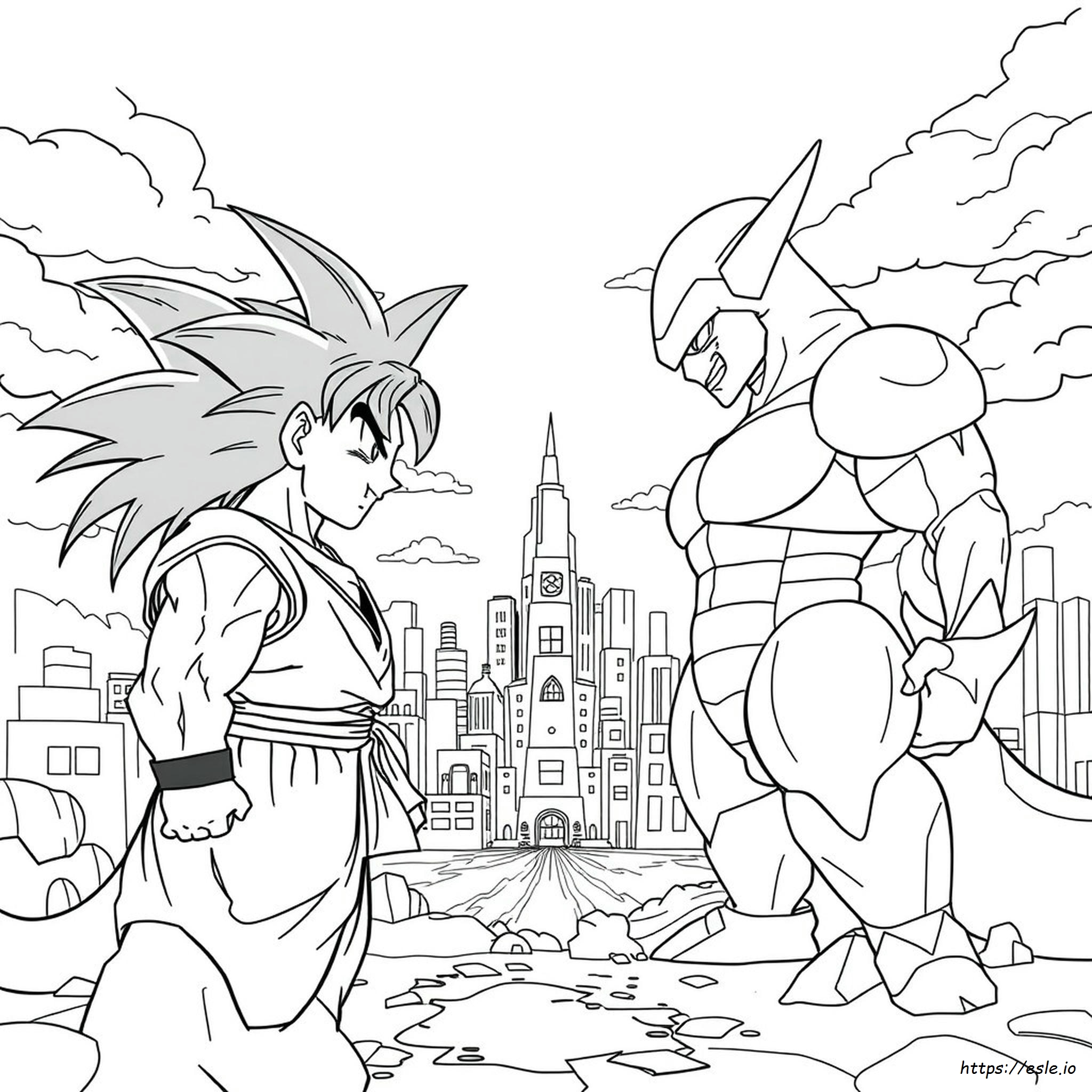Dragon Ball Z Para Colorear Pdf Gratis