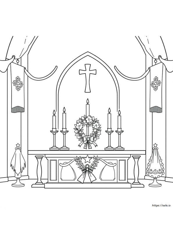 Catholic Liturgical Year Coloring Page