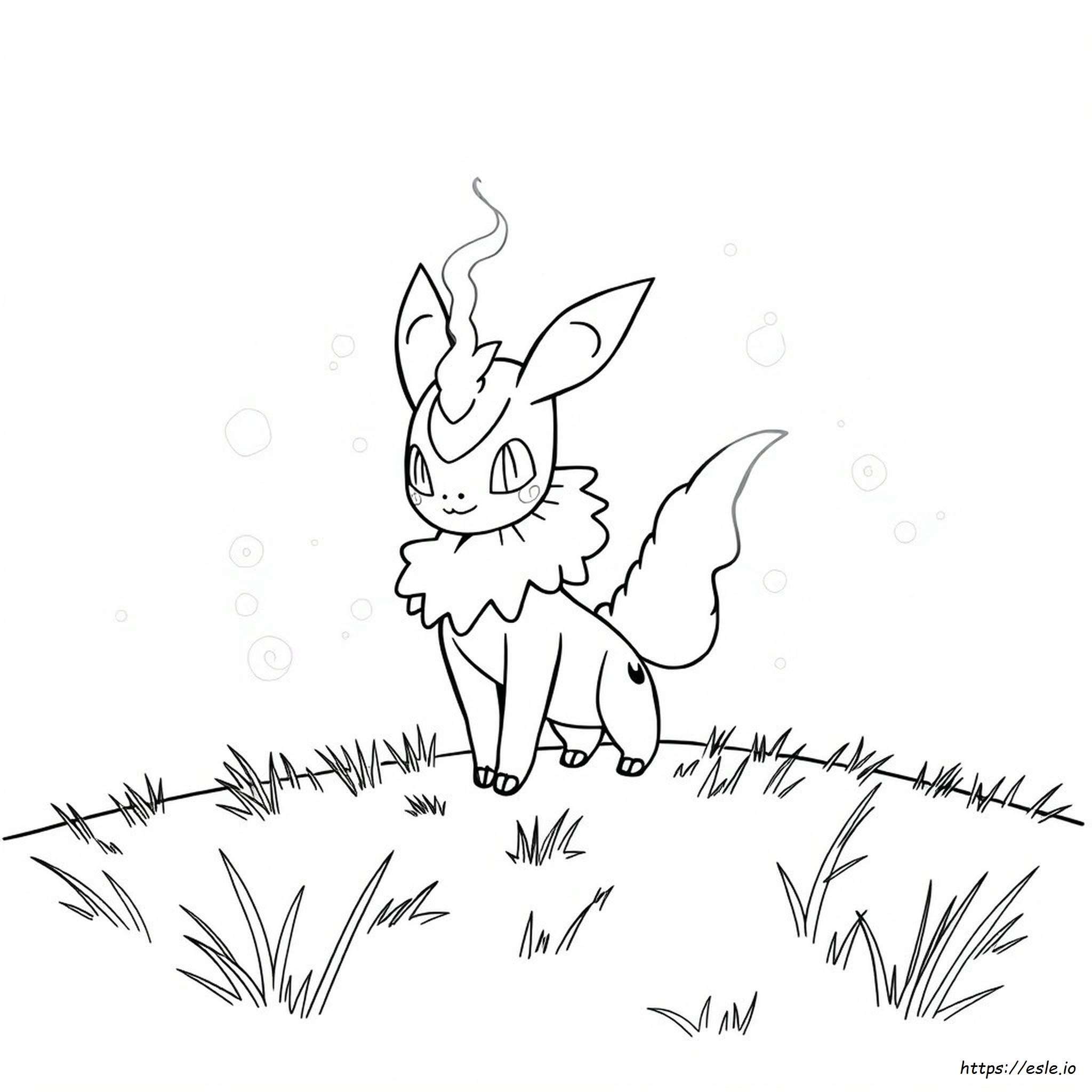 Vaporeon Colouring Page