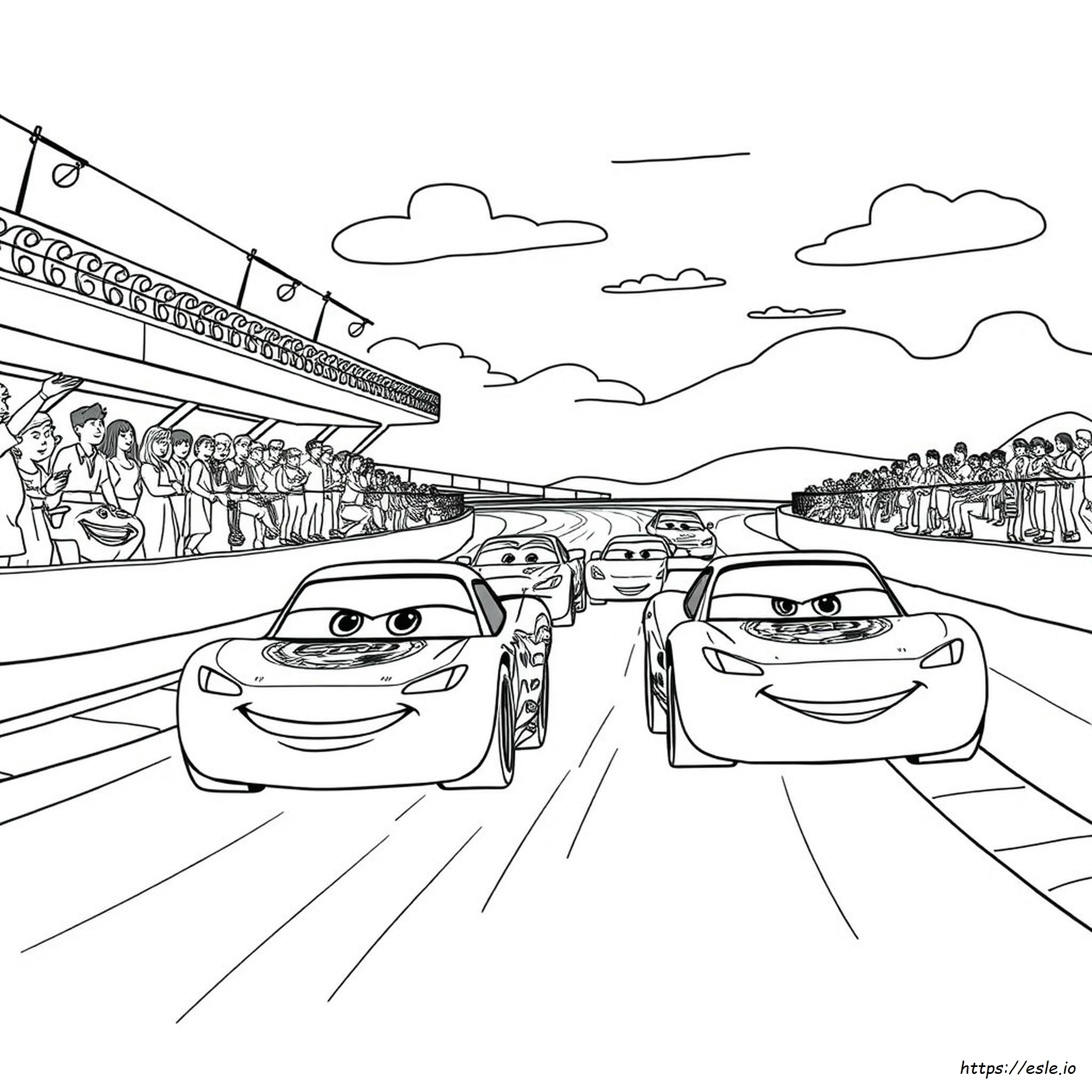 Cars Coloring Disney Sheets