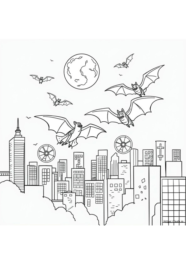 Batwheels Colouring