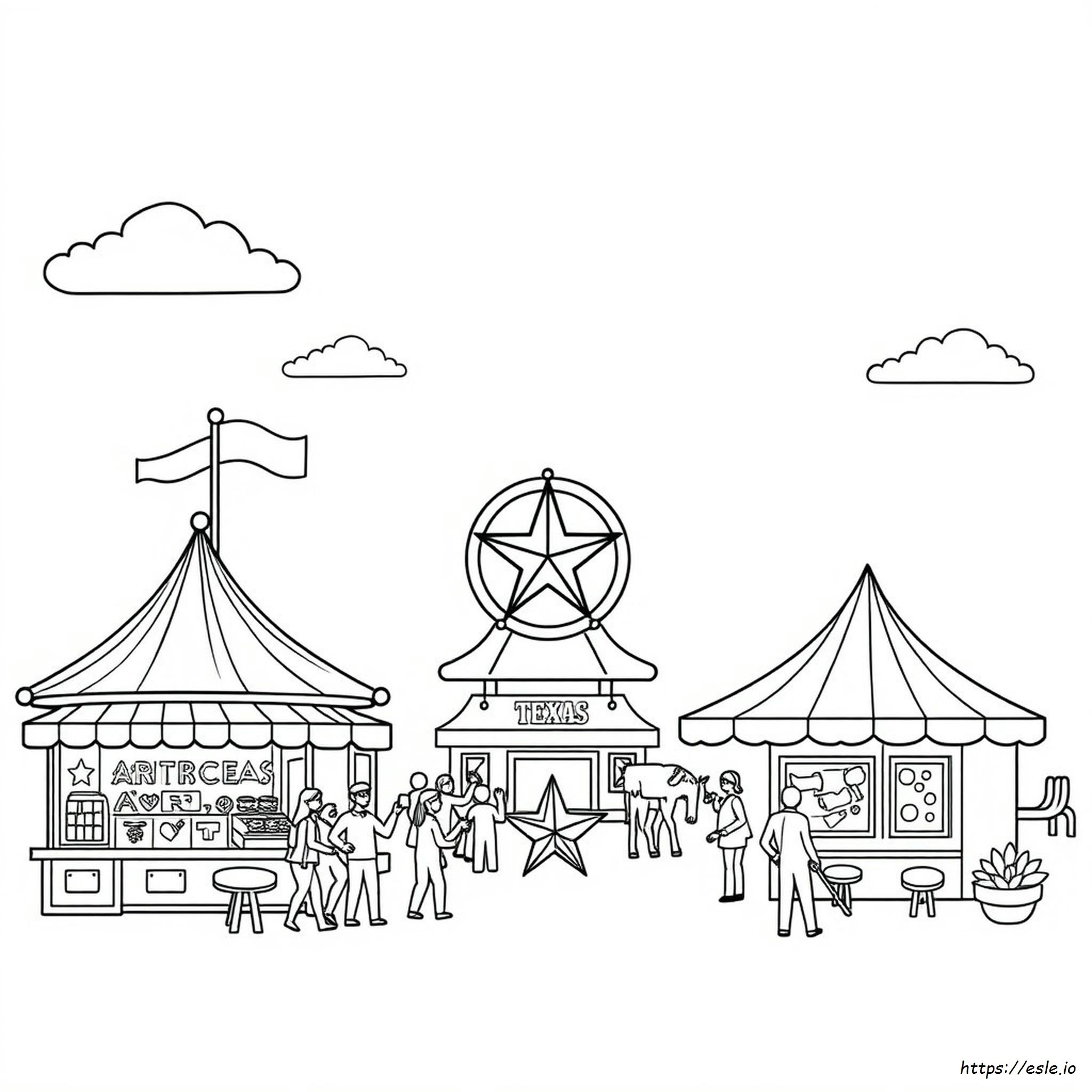 State Fair Of Texas Coloring Pages - Free Printable